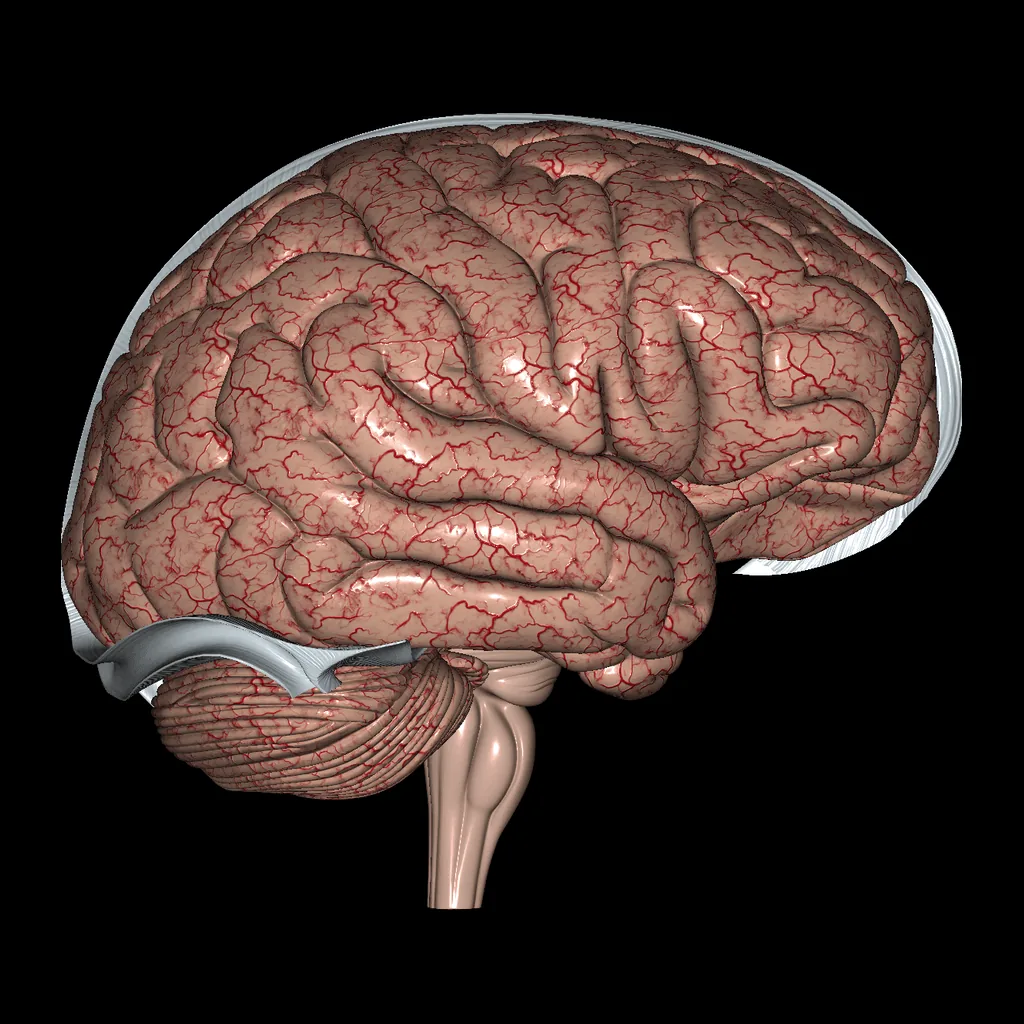 Cerebro (Aislado), vista lateral