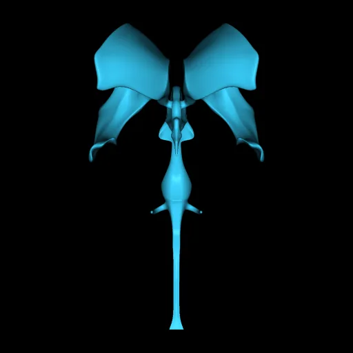 Cerebro (Ventrículos – aislados), vista anterior